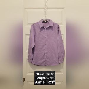 Andrew Fezza Button Up Dress Shirt, EUC, Size 12